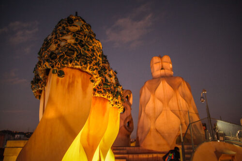 Casa Milà La Pedrera roof sculptures