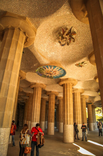 Park Güell column detail