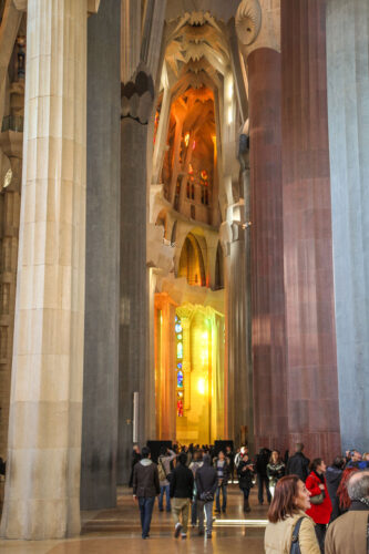 La Sagrada Família sun detail