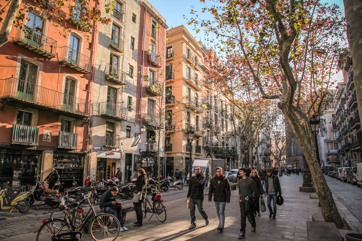 El Born street scene