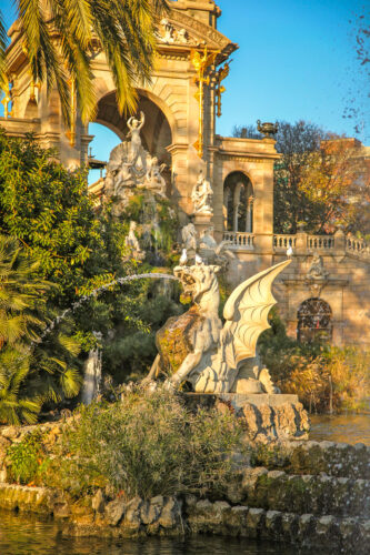 Parc de la Ciutadella fountain detail