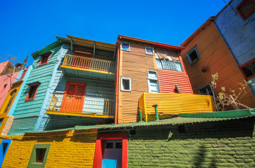 La Boca Buenos Aires colorful building