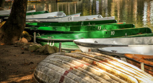 Villa Borghese Gardens boats