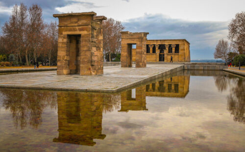 Temple of Debod reflections