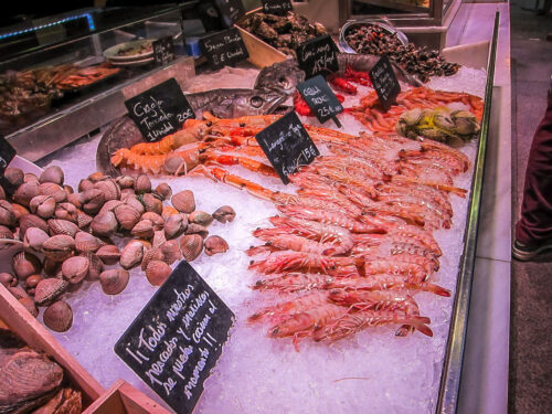 Mercado de San Miguel seafood