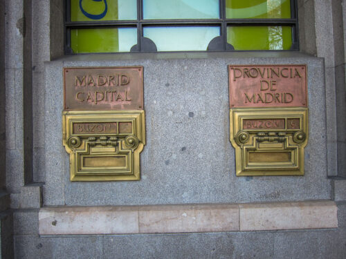 art deco mailboxes madrid