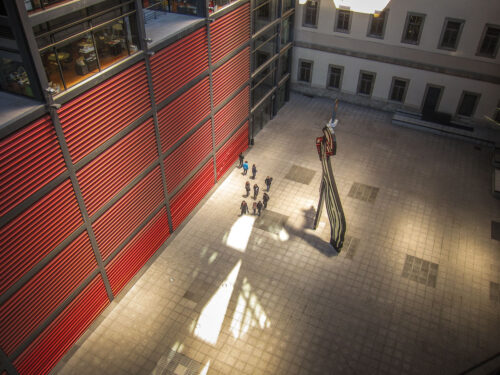 Centro de Arte Reina Sofia courtyard