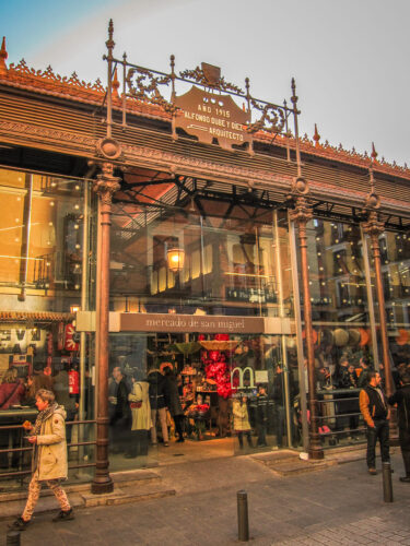 Mercado de San Miguel entranceway