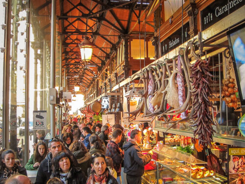 Mercado de San Miguel crowds