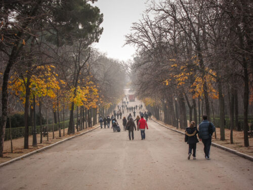 Parque del Buen Retiro main walkway