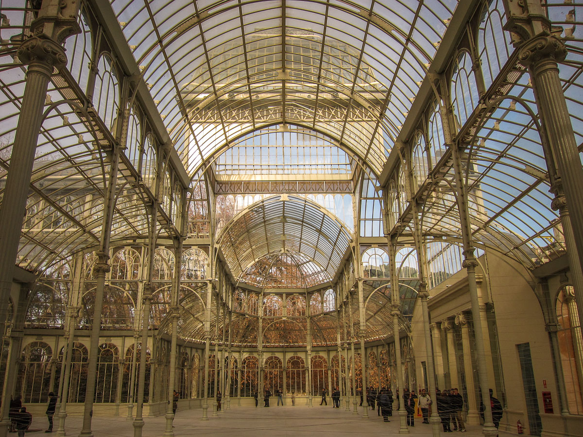 Parque del Buen Retiro Palacio de Cristal (Crystal Palace), interior