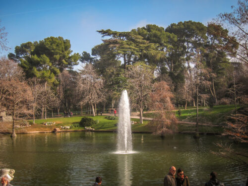 Parque del Buen Retiro fountain