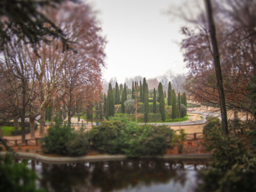 Parque del Buen Retiro formal gardens