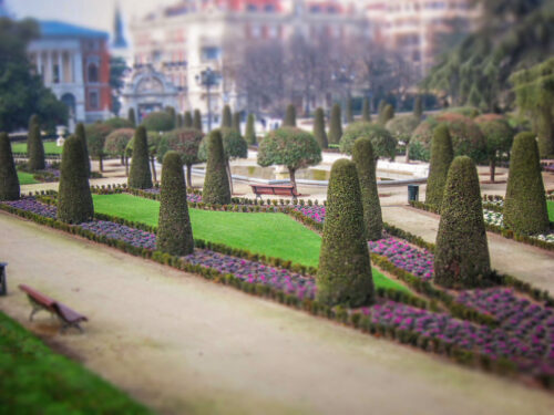 Parque del Buen Retiro formal gardens