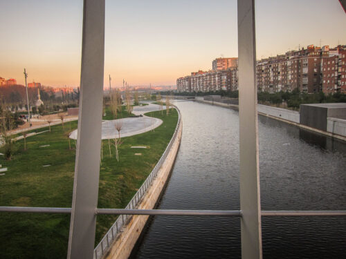 view of Madrid Río Park