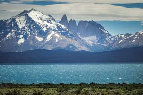View of Torres from Tierra Patagonia