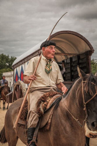 Garzón gaucho during Carnival