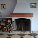 Narbona Wine Lodge fireplace