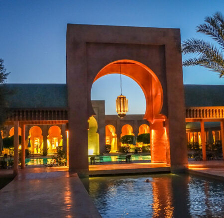 AN AMAN ZEN OASIS IN THE PALMERAIE OUTSIDE MARRAKESH