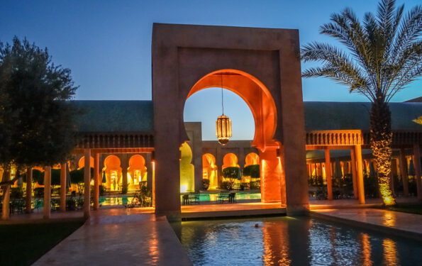 archway at night Amanjena