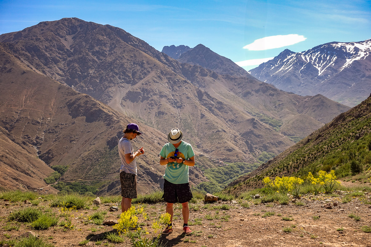 hiking in the high atlas mountains