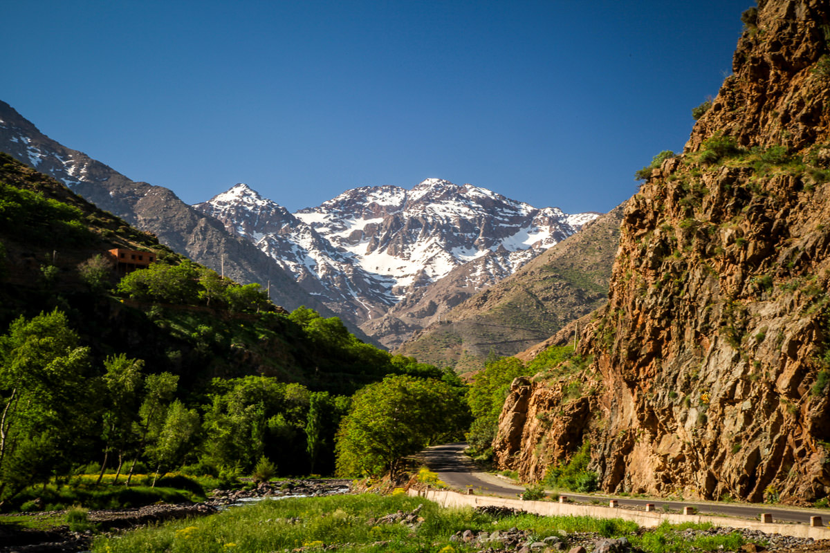 Road to Mount Toubkal