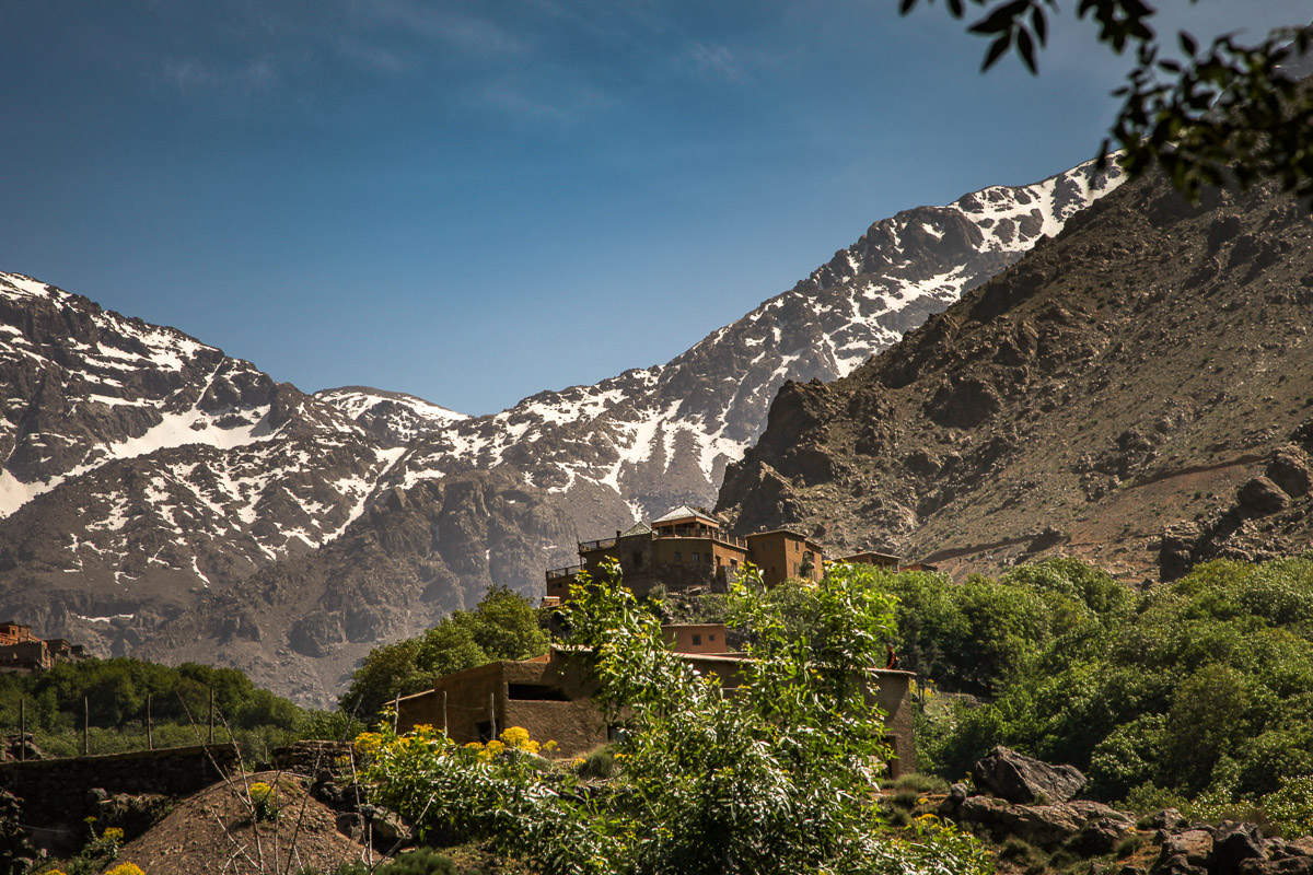 view from kasbah toubkal