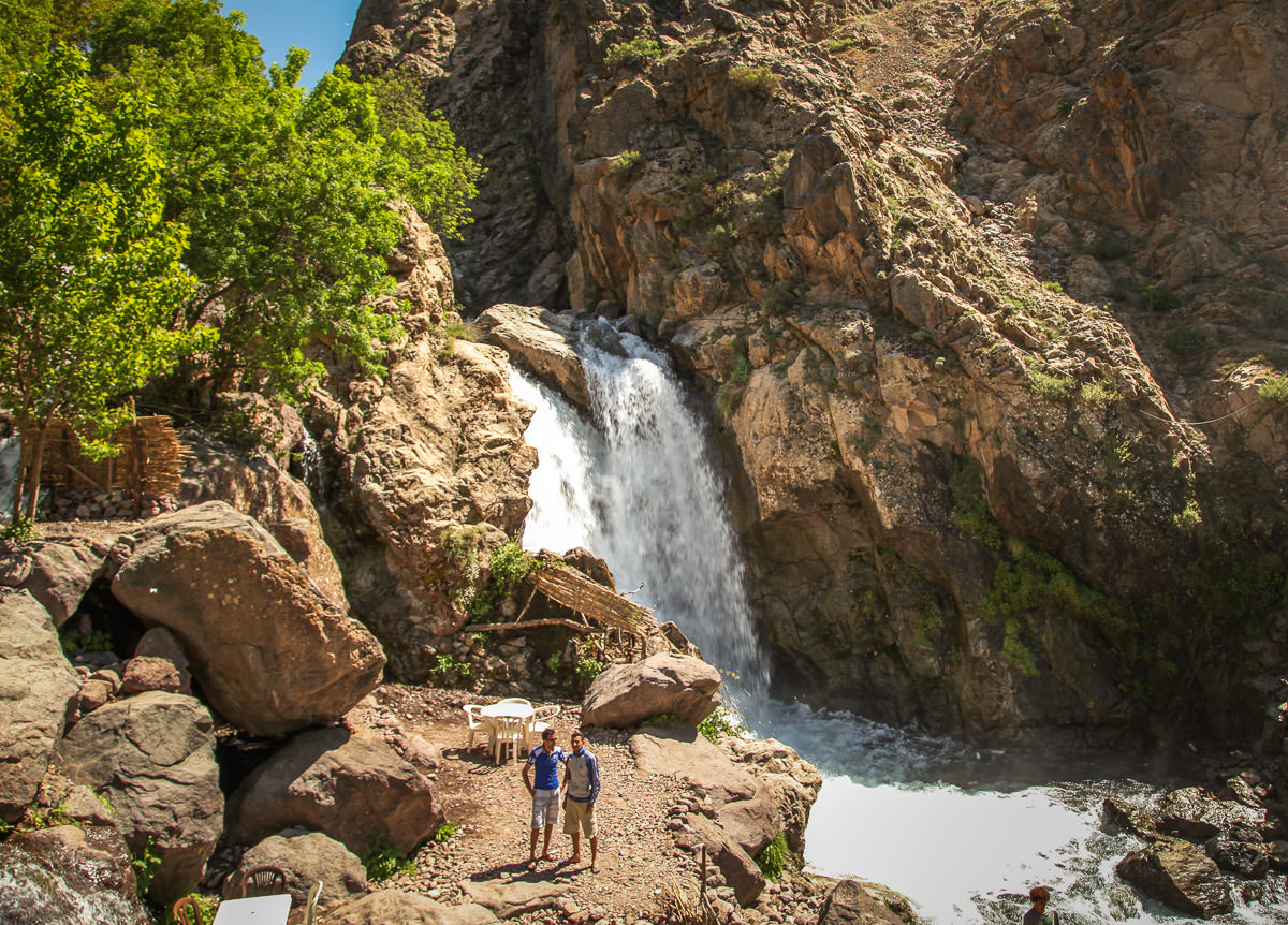 Cascade Imlil waterfalls