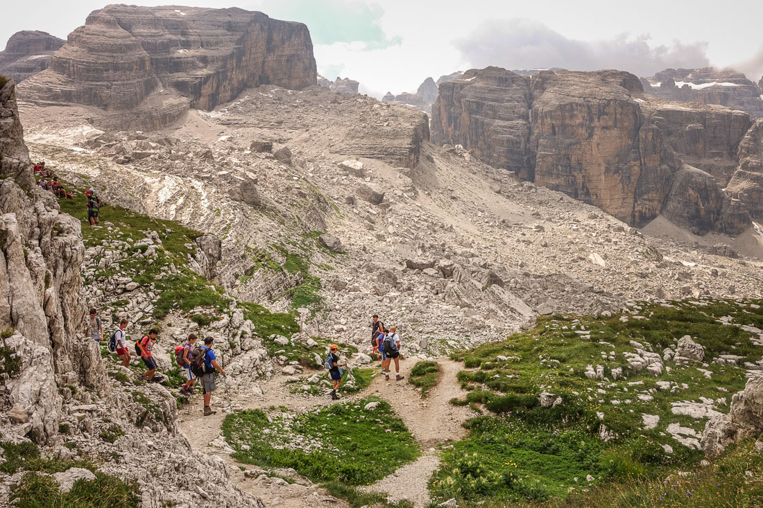 Trail to Rifugio Tuckett