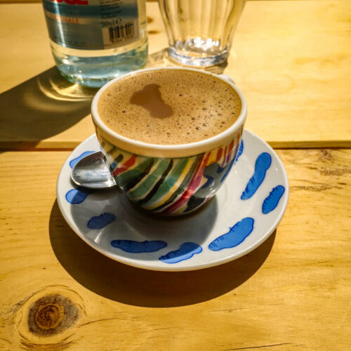 coffee at Malga di Gran Fanes