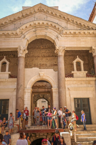 Split Diocletian's Palace ancient arch