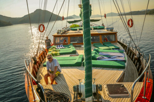 sunset sailing Queen of the Adriatic