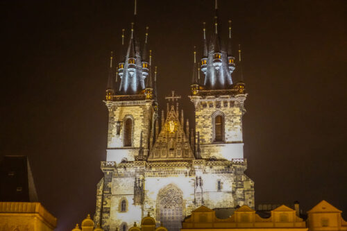 Old Town Hall Prague at night