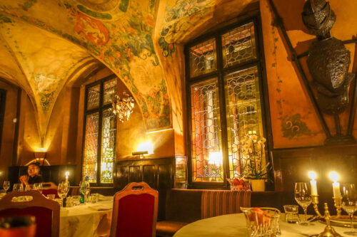 U Malířů Restaurant Prague beautiful decor