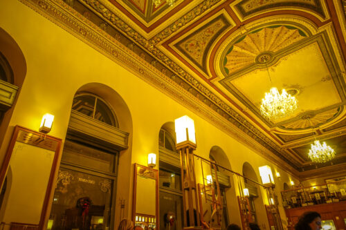 Cafe Savoy ceiling detail Prague