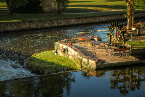 terrace Le Moulin de l'Abbaye