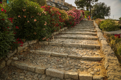 Sant'Antonino Corsica steps