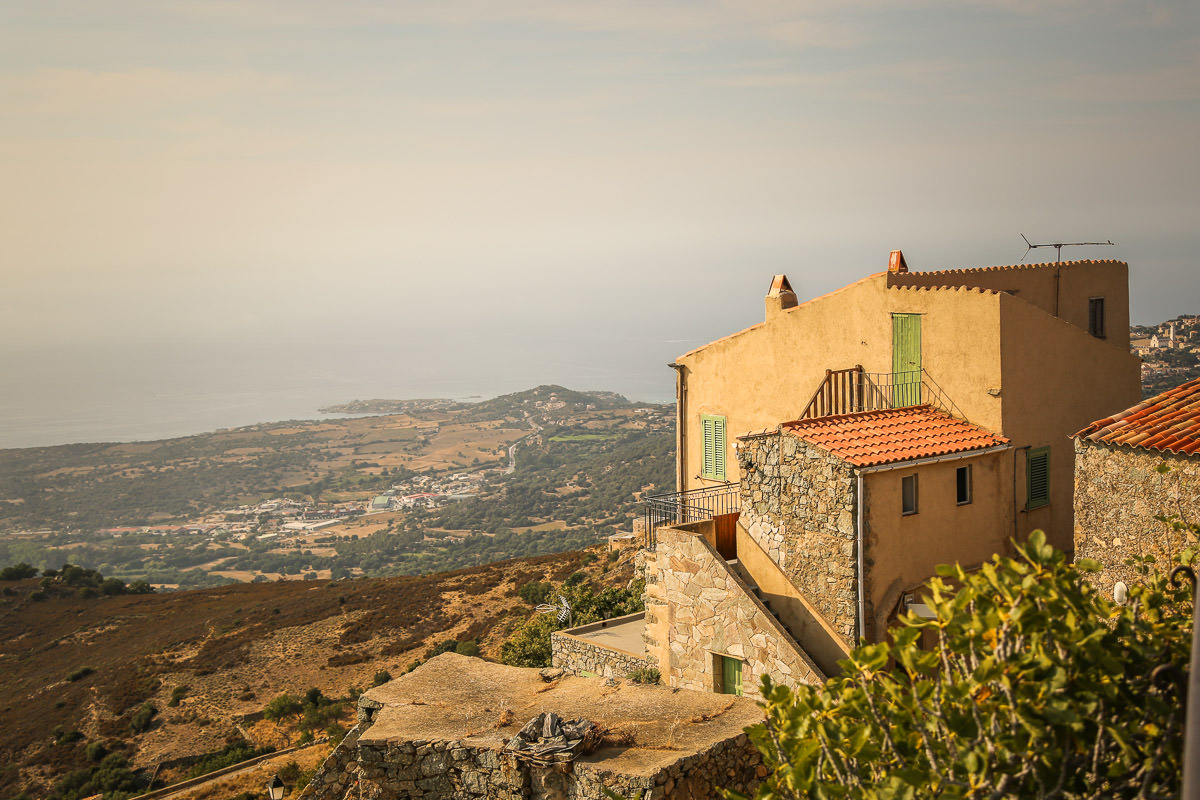 Sant'Antonino Corsica sea view