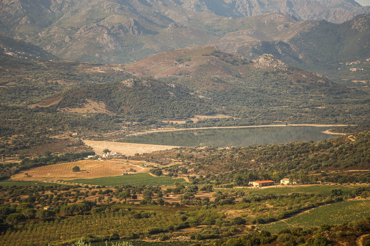 A Piattatella reservoir view