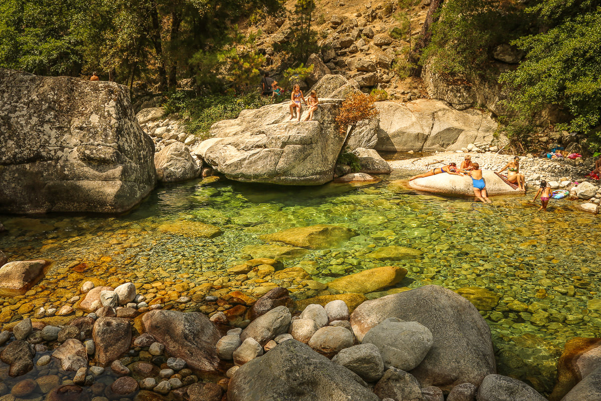 clear pool Gorges de la Restonica