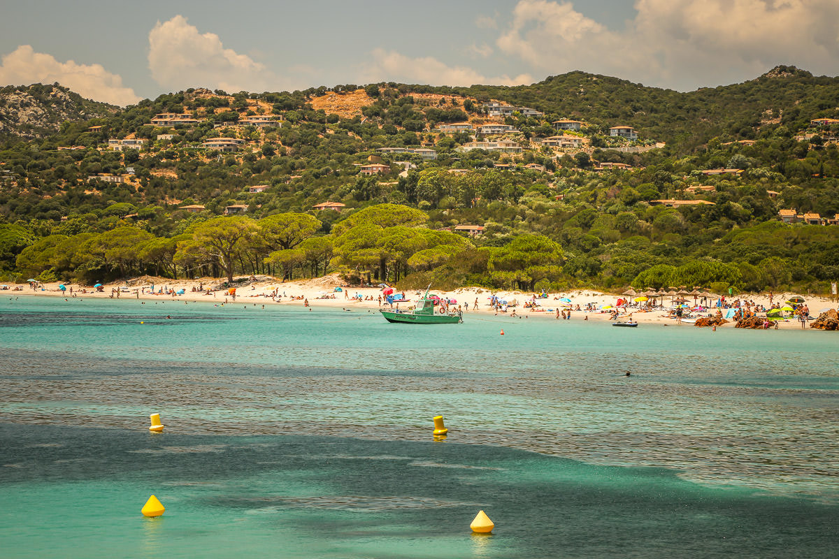 view over Palombaggia