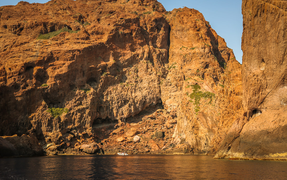 Scandola Nature Reserve steep cliffs