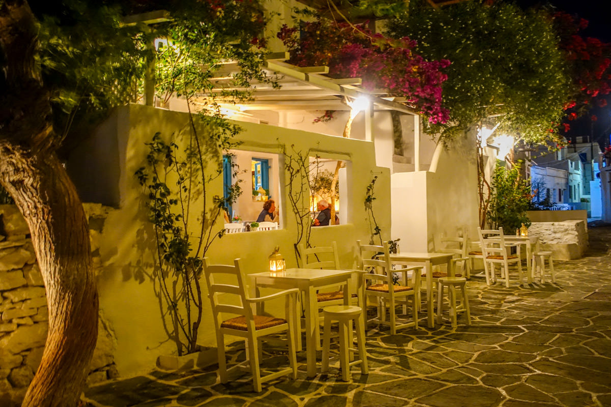 Folegandros Chora Eva's Garden restaurant