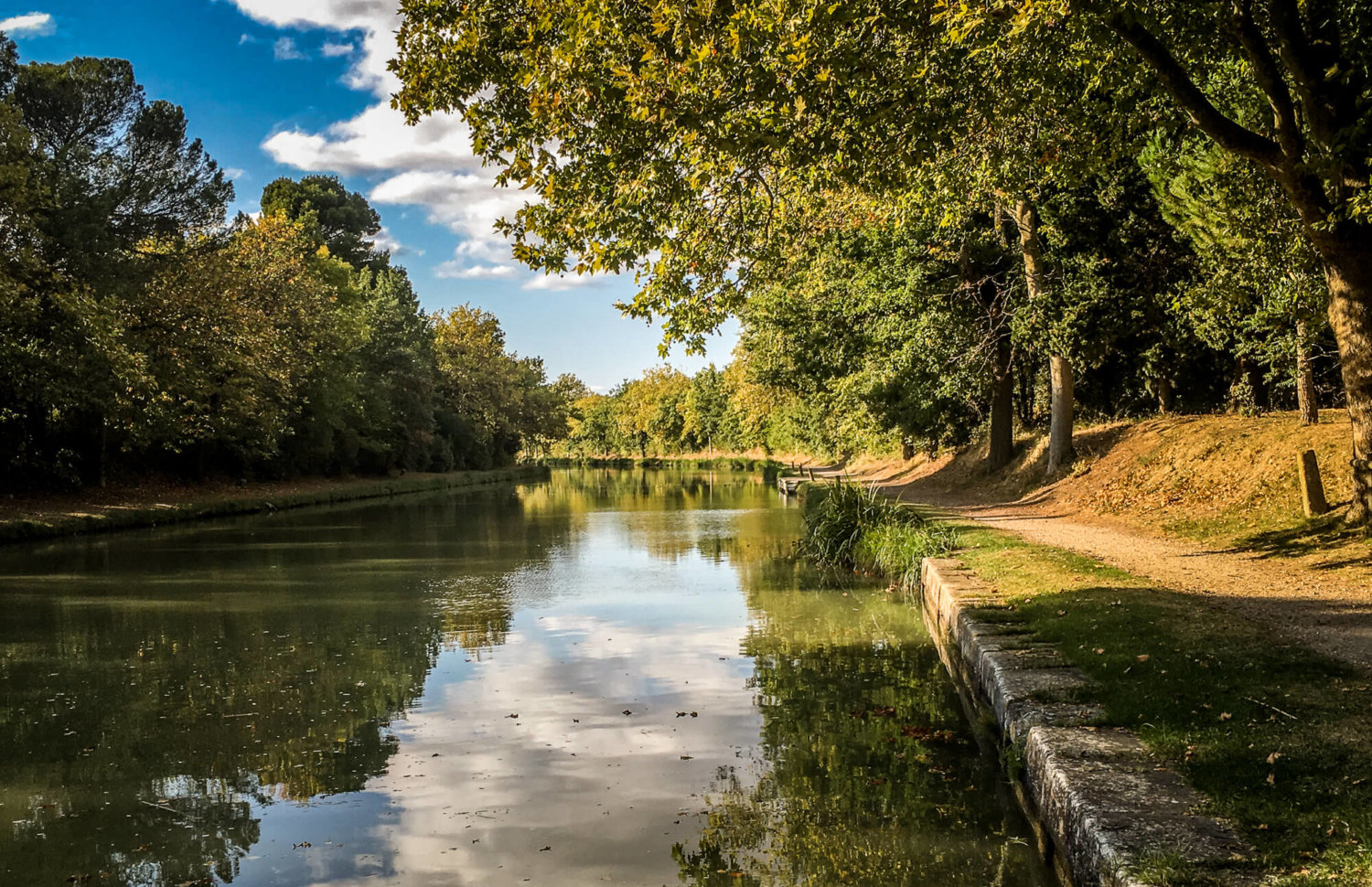 Canal du Midi in the Aude region