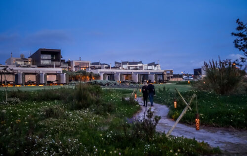 view of Areias do Seixo at dusk