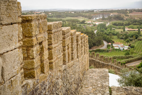 Óbidos castle turrets