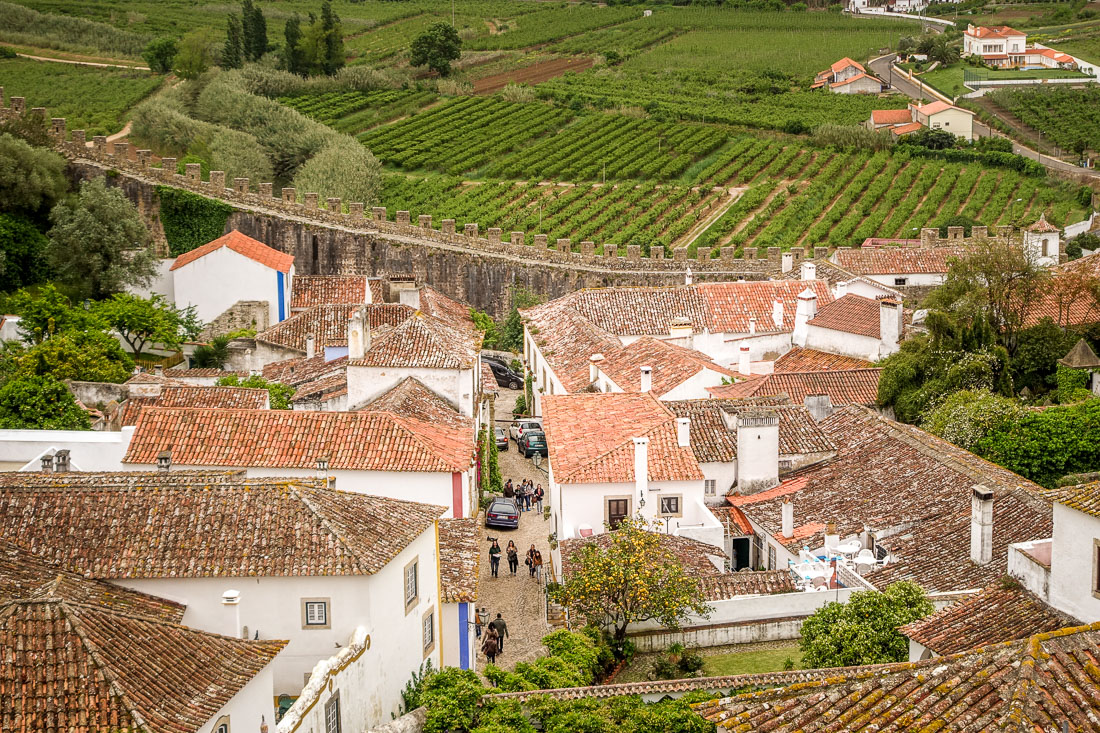 Óbidos houses