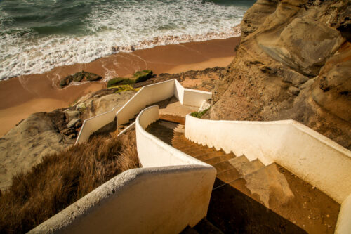 Stairs to beach design Areias do Seixo