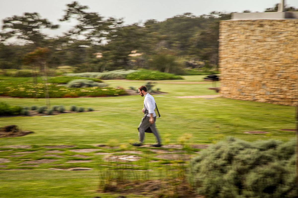 chef in garden Aerias do Seixo