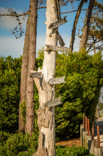 Areias do Seixo signpost